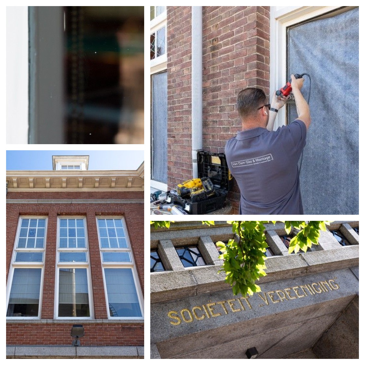 window restoration project with details